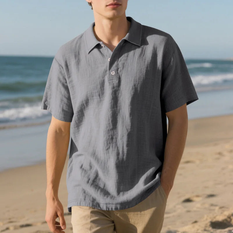 The Devonshire Linen Polo Shirt