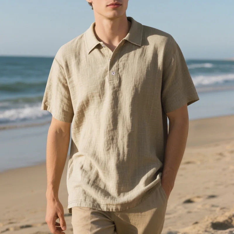 The Devonshire Linen Polo Shirt